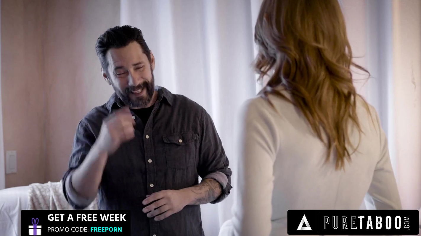 PURE TABOO Depressed Widower Uses Stepson’s Rizz To Fuck His Late Wife’s Look-alike Lacy Lennon