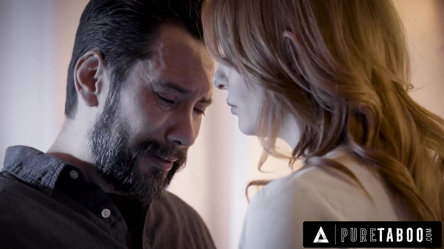 PURE TABOO Depressed Widower Uses Stepson’s Rizz To Fuck His Late Wife’s Look-alike Lacy Lennon