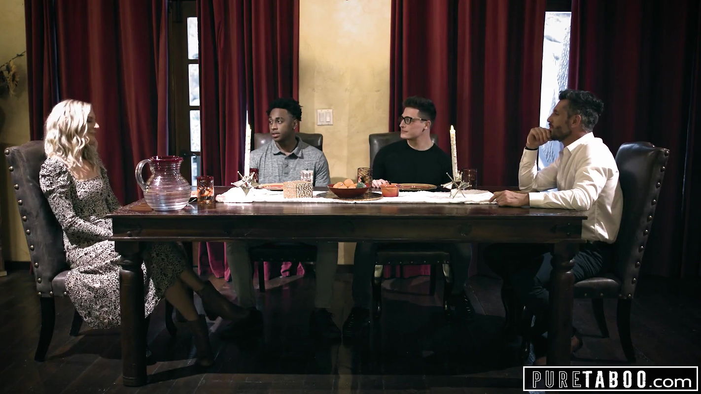 PURE TABOO Hot Stepmom Mona Wales Invites Stepson’s Friend To Join In