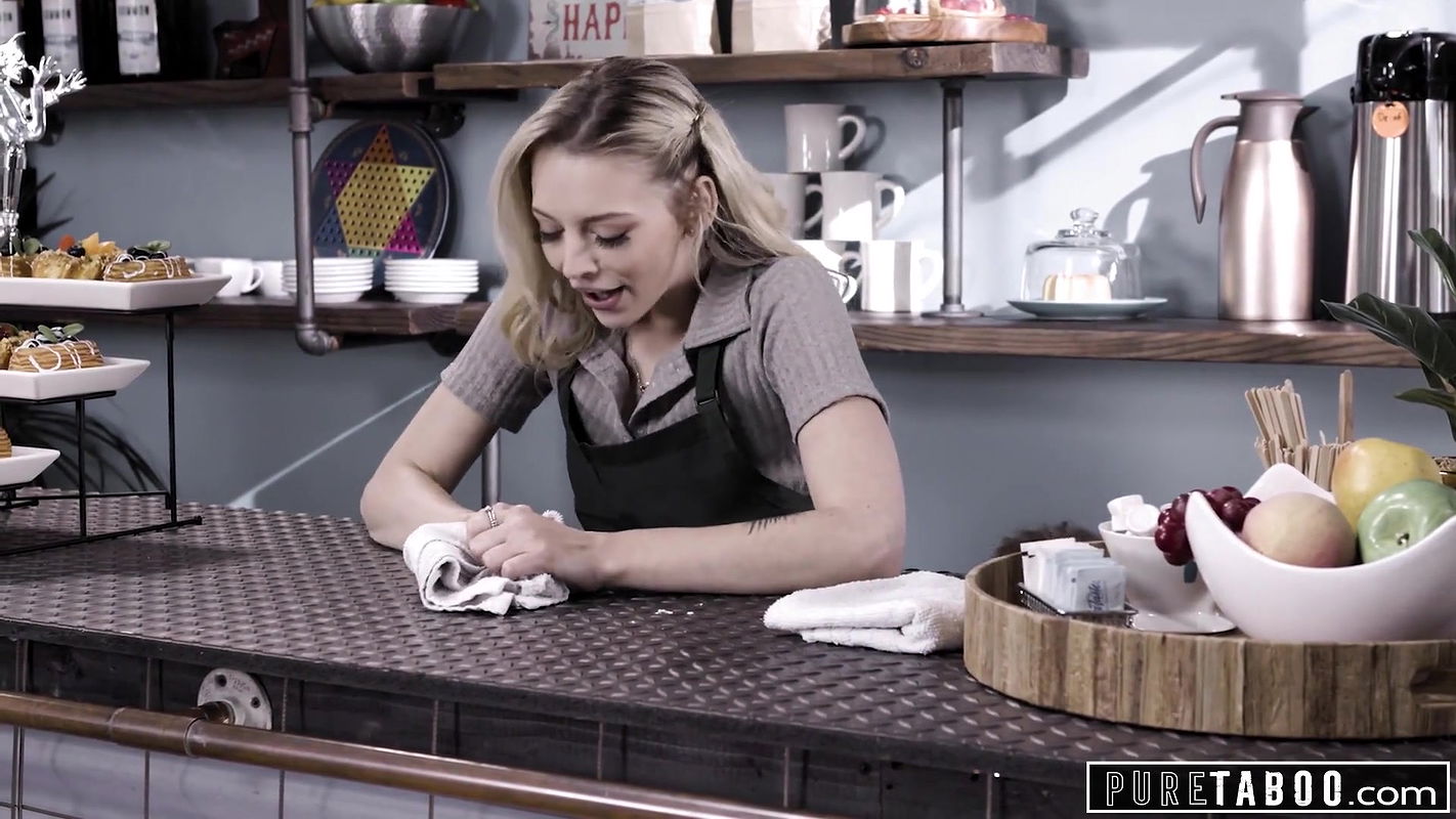 PURE TABOO Lily Larimar Almost Caught Fucking in Public Cafe