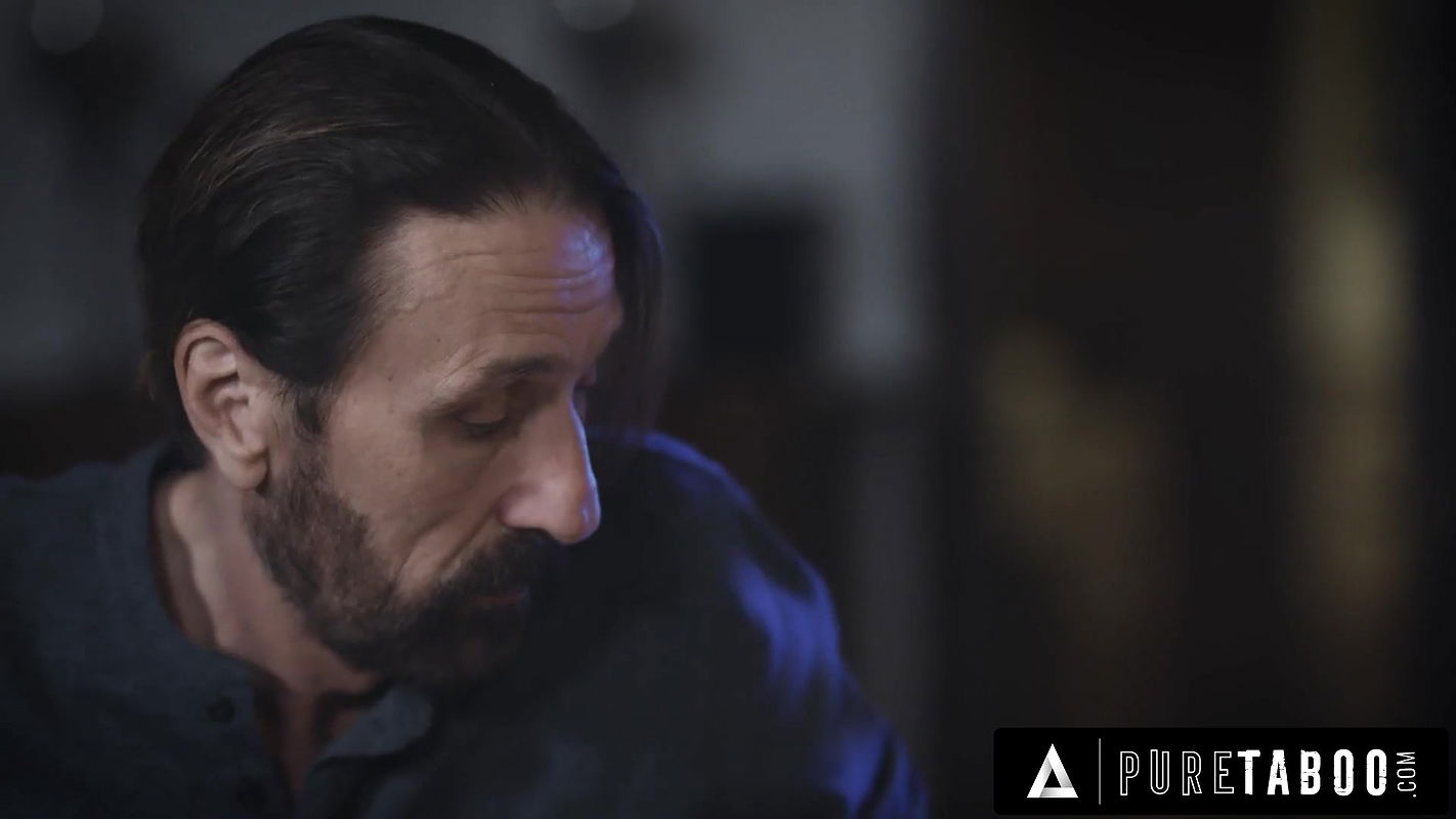 PURE TABOO Redhead Teen Convinces Her Older Stepfather To Plow Her Pussy