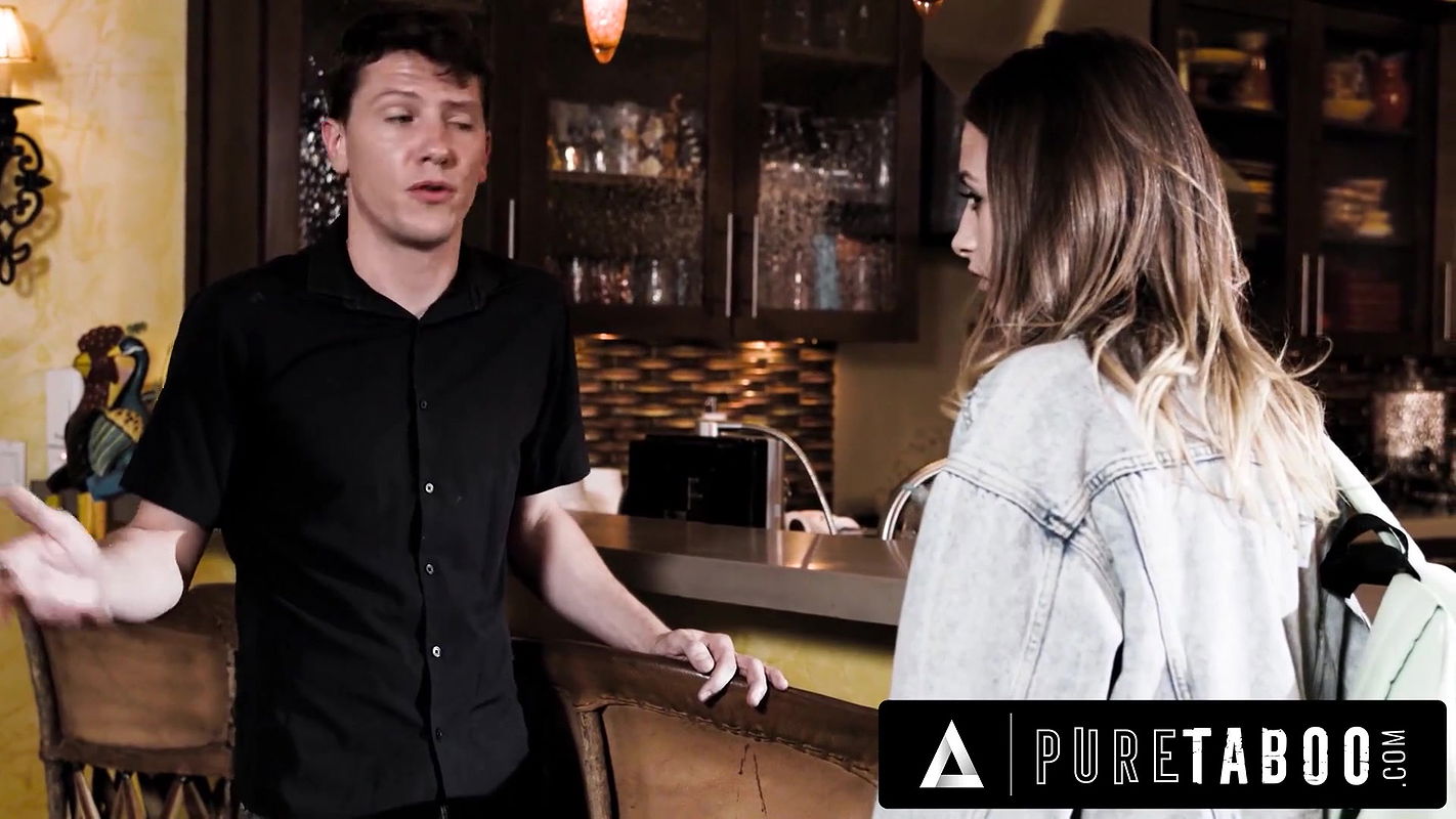 PURE TABOO Twisted Stepdad Fucks Homeless Teen Who Joins His Harem