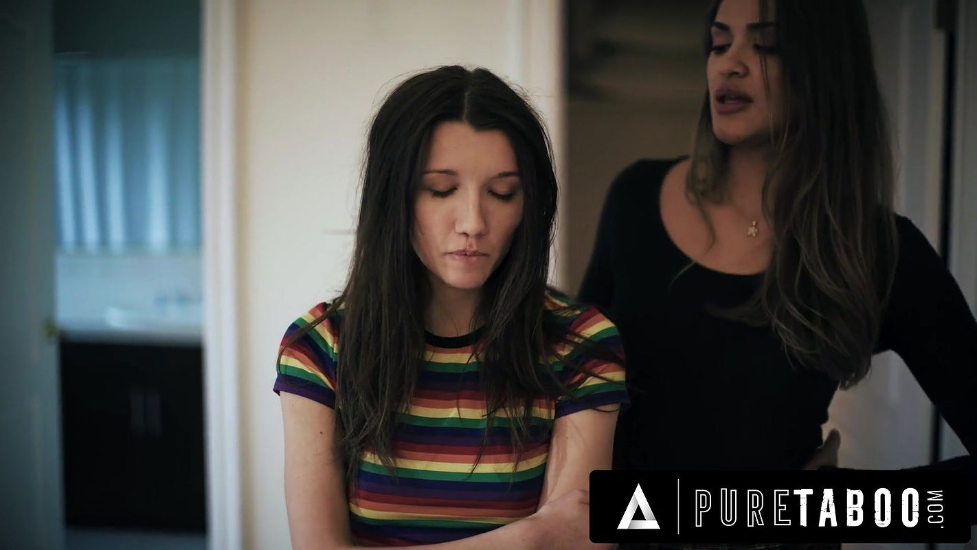 PURE TABOO Virgin Teen Maya Woulfe Betrays GF To Fuck Older Femdom Stepsister Gizelle Blanco