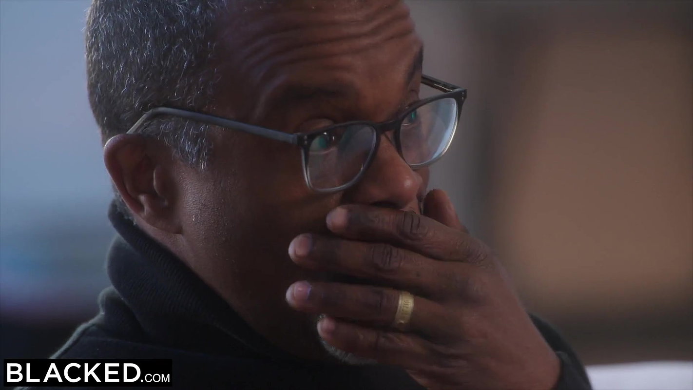 BLACKED Blonde temptress Amber seduces older man