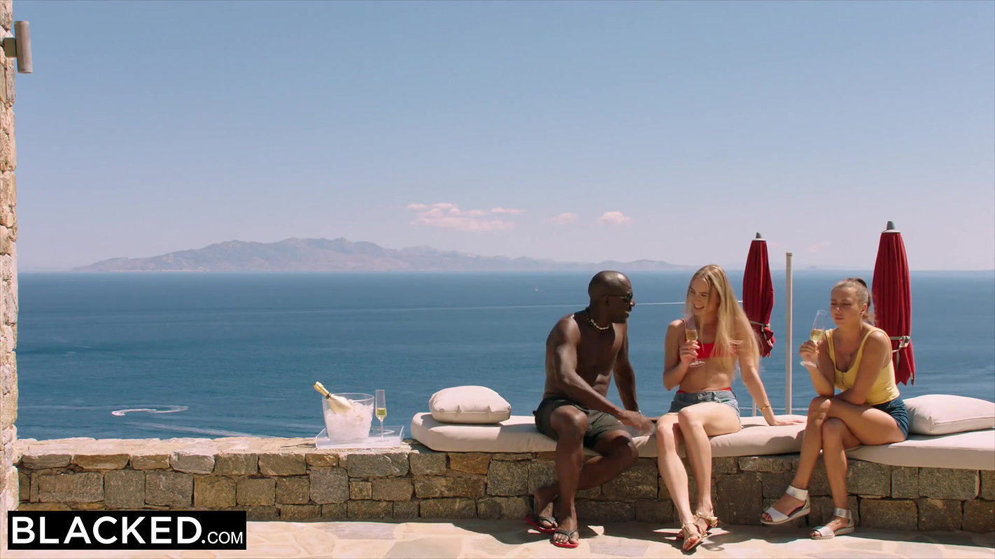 BLACKED Blonde tourist fucked in the ass by black local