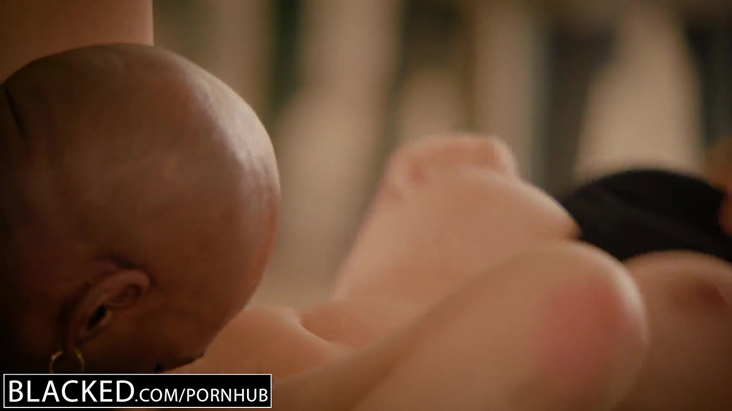 BLACKED Brett Rossi scared from her ex Big Black Boss protects her