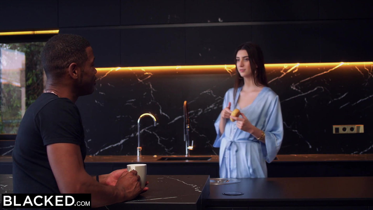 BLACKED French hottie Lina loves 2 things anal and BBC