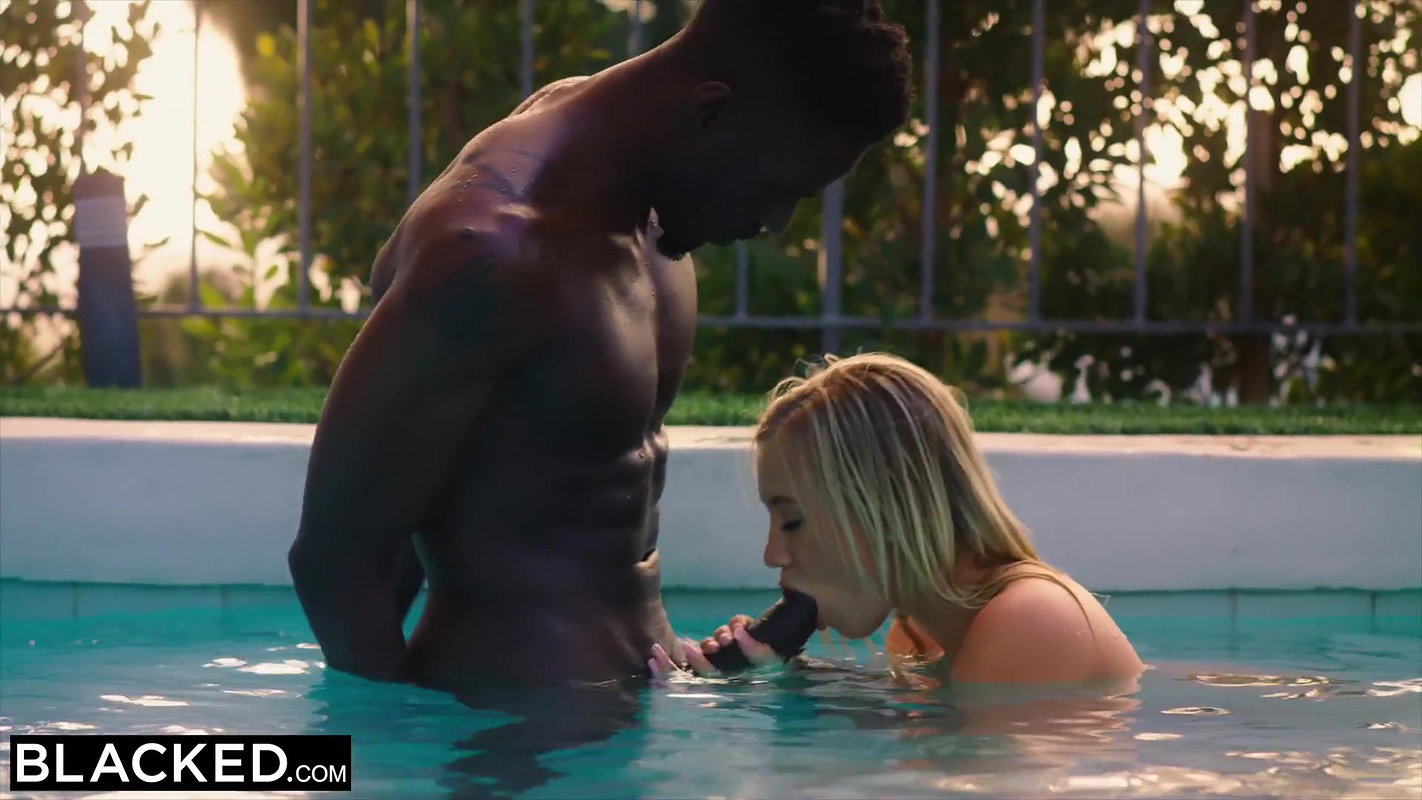 BLACKED Hot Blonde Secretly Fucks Her Roommates BF