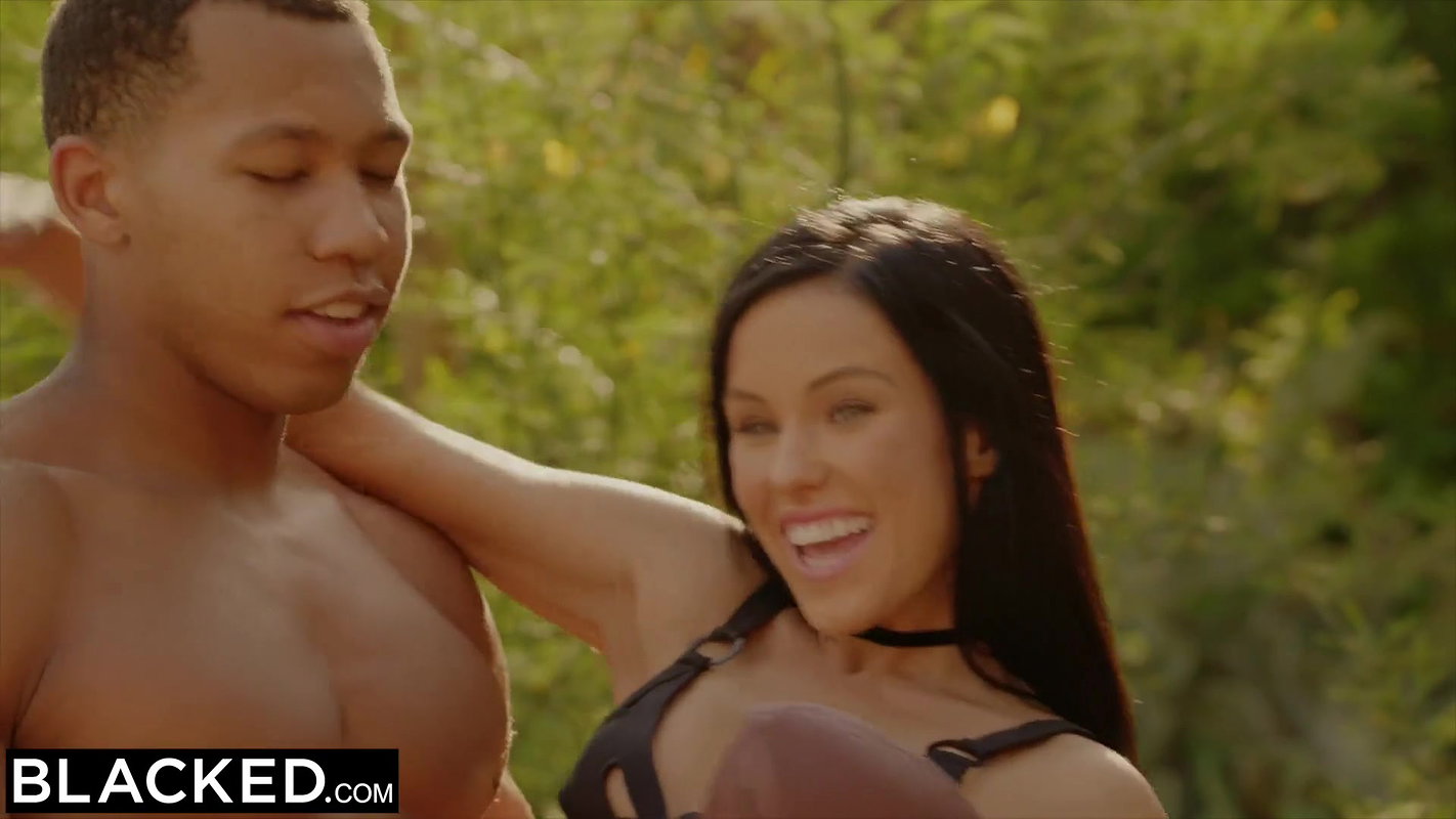 BLACKED Megan Rain’s surprise interracial threesome
