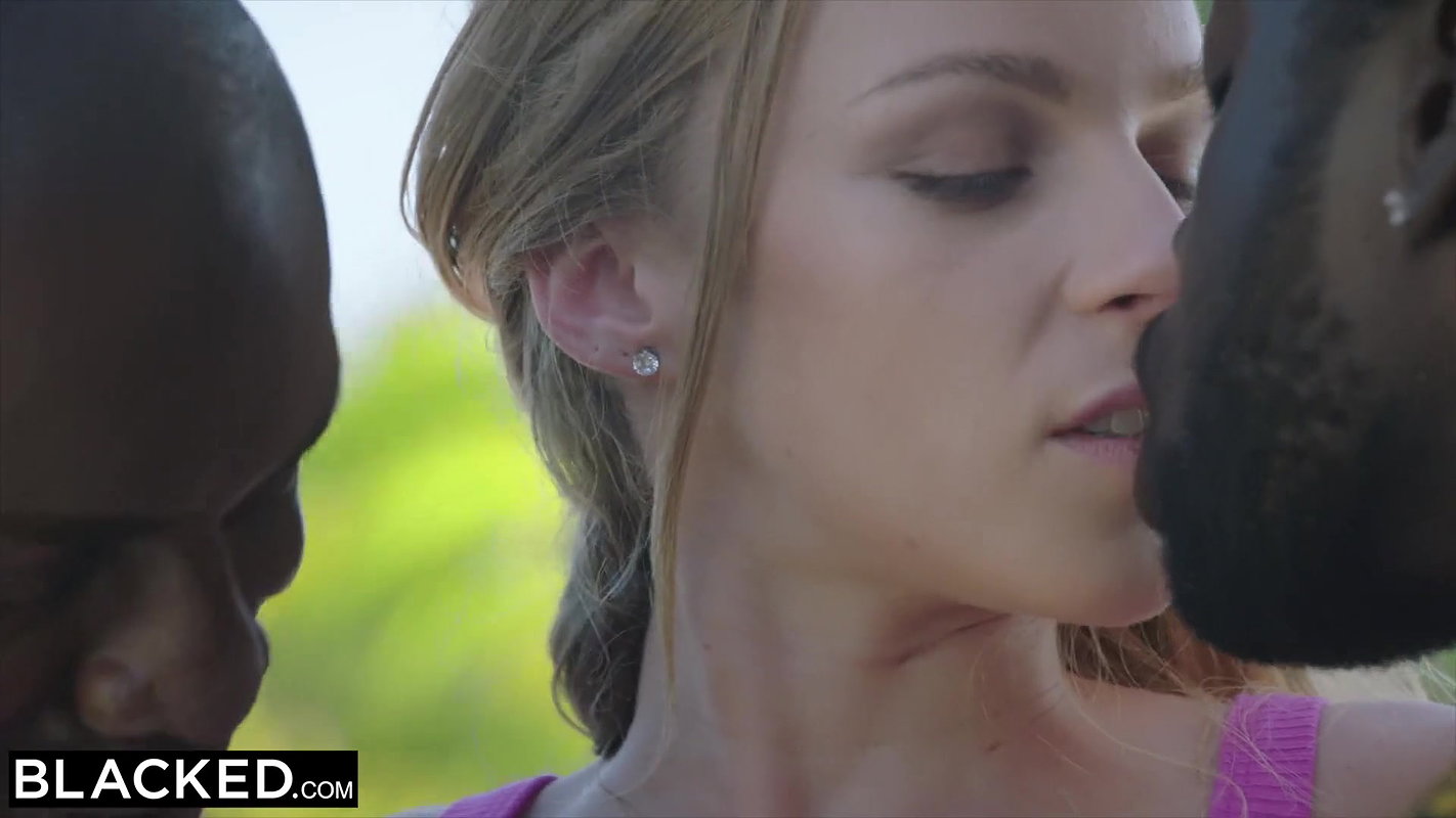 BLACKED Petite Blonde Gets Dominated By Two Monster BBCs