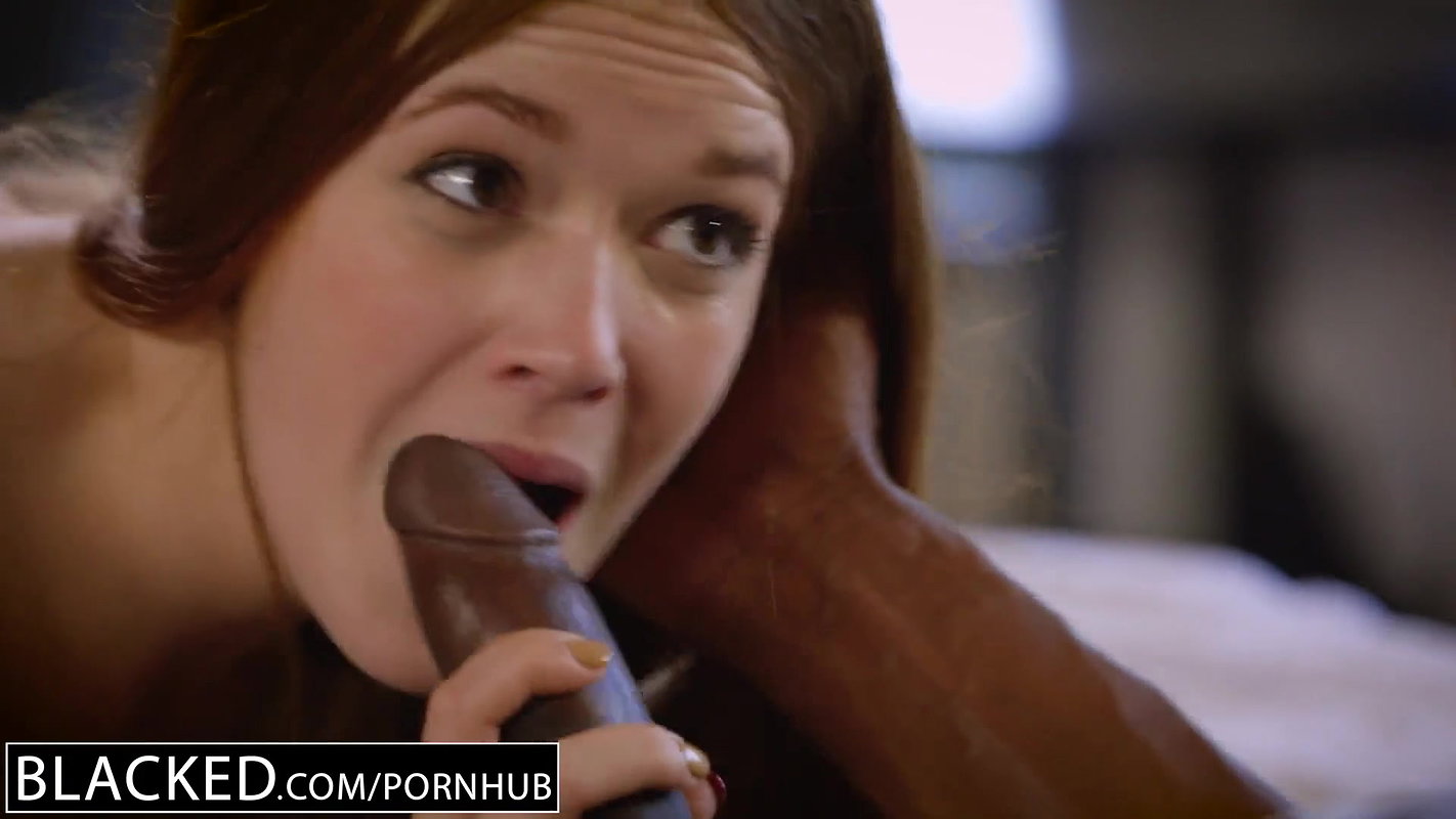 BLACKED Redhead Kimberly Brix First Interracial Threesome