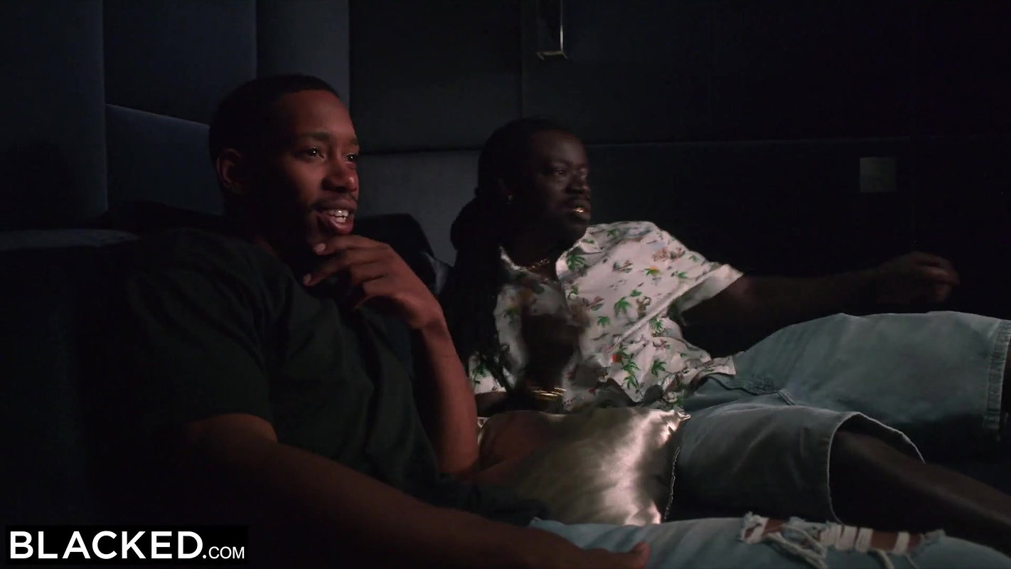 BLACKED Shy model Anya gets DPed by two huge BBCs