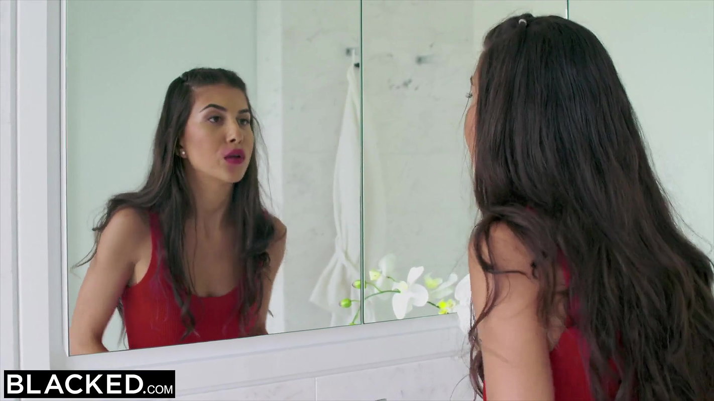 BLACKED Shy model Anya gets DPed by two huge BBCs