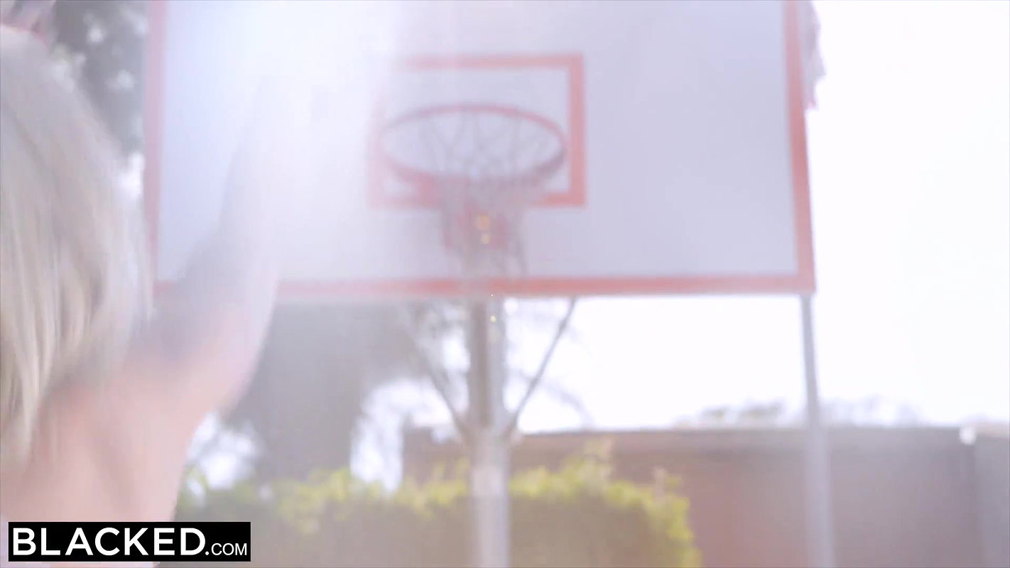 BLACKED This white chick just hangs out at the court waiting for BBC