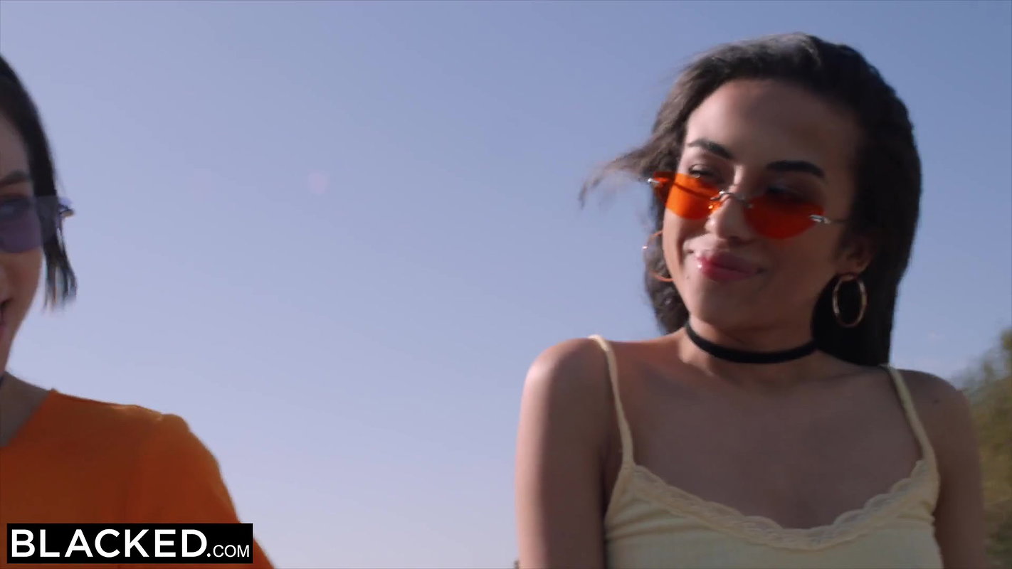 BLACKED Yukki & Tasha pick up hitchhiker on BBC adventure