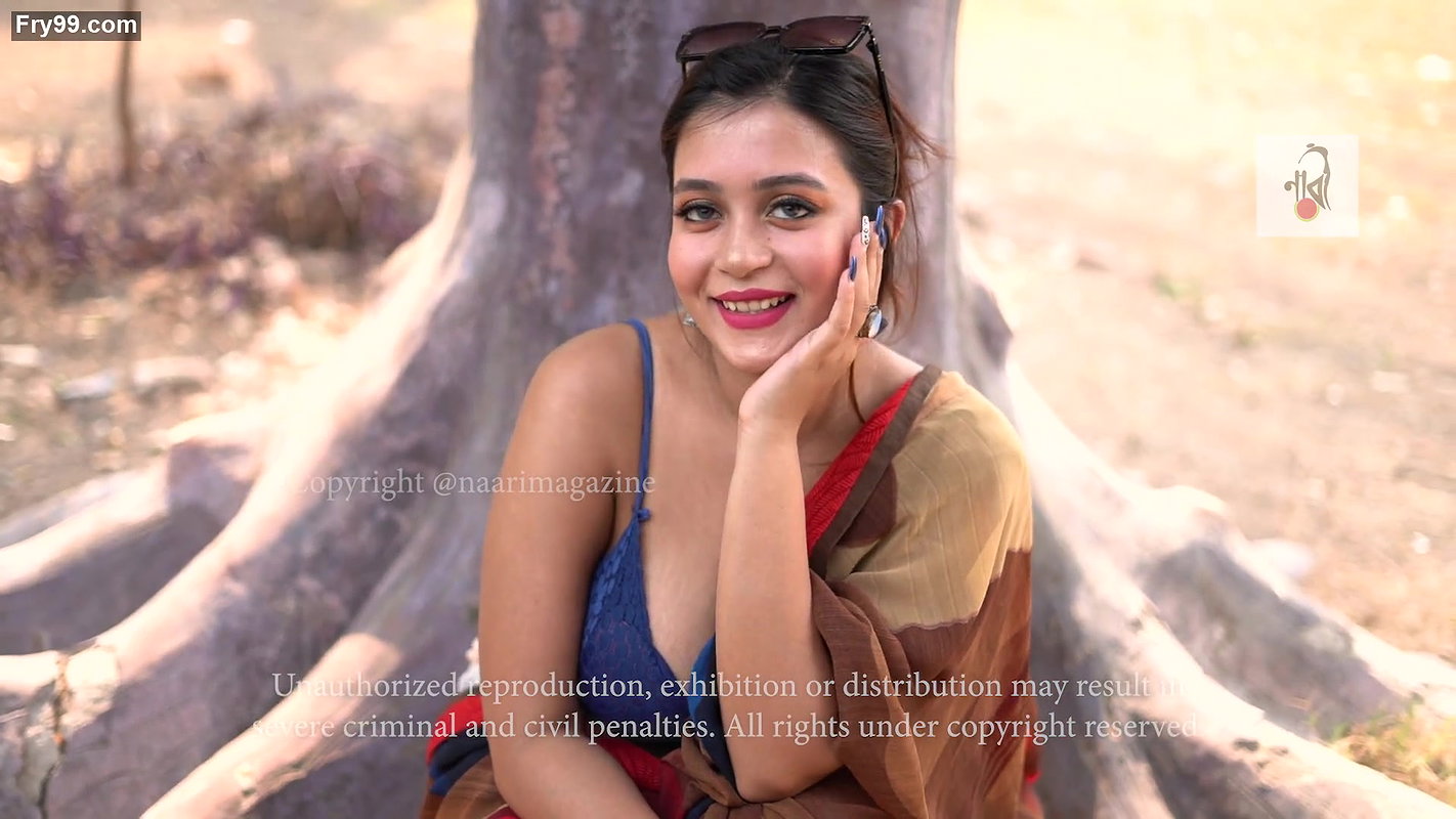 Rimpi NaariMagazine Video (Hot Saree Shoot In Forest)