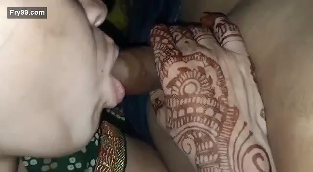 Newly married bhabhi blowjob