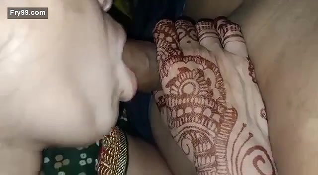 Newly married bhabhi blowjob