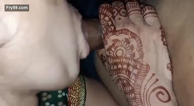 Newly married bhabhi blowjob