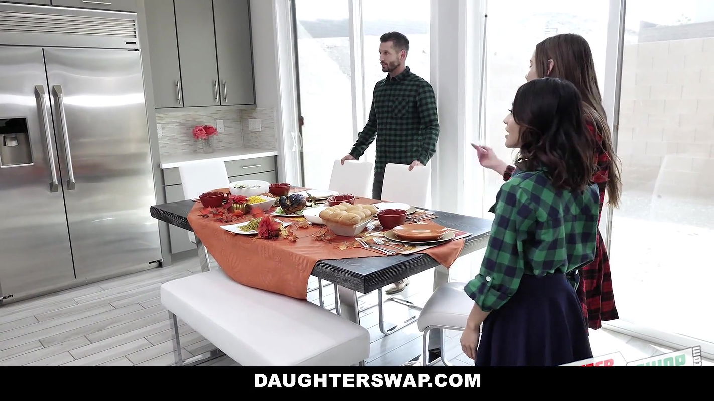 Cute Asian Teen Fucks Her Best Friends Dad On Thanksgiving