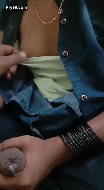 Playing with lover’s dick