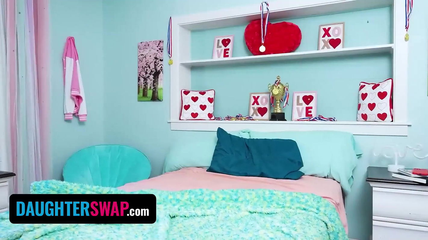 Step Daughters Freya von Doom & Chloe Temple Deepthroating And Gagging On Their Step Dads