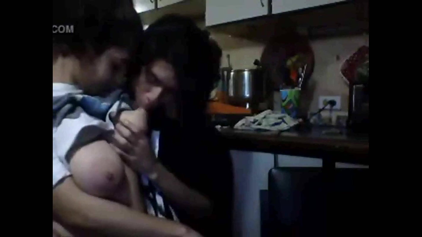 Big Boob Tanker Girl Enjoying With Boyfriend in College Dorm Room