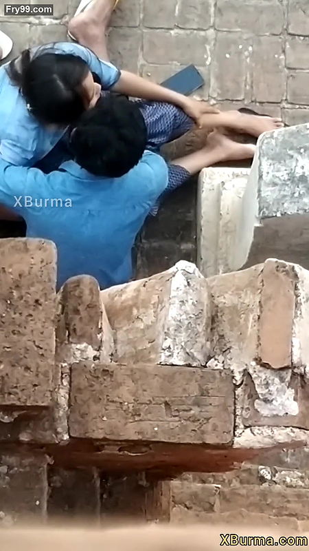 Burma collage lover fun caught