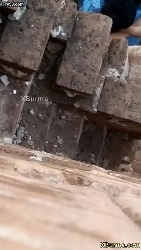 Burma collage lover fun caught