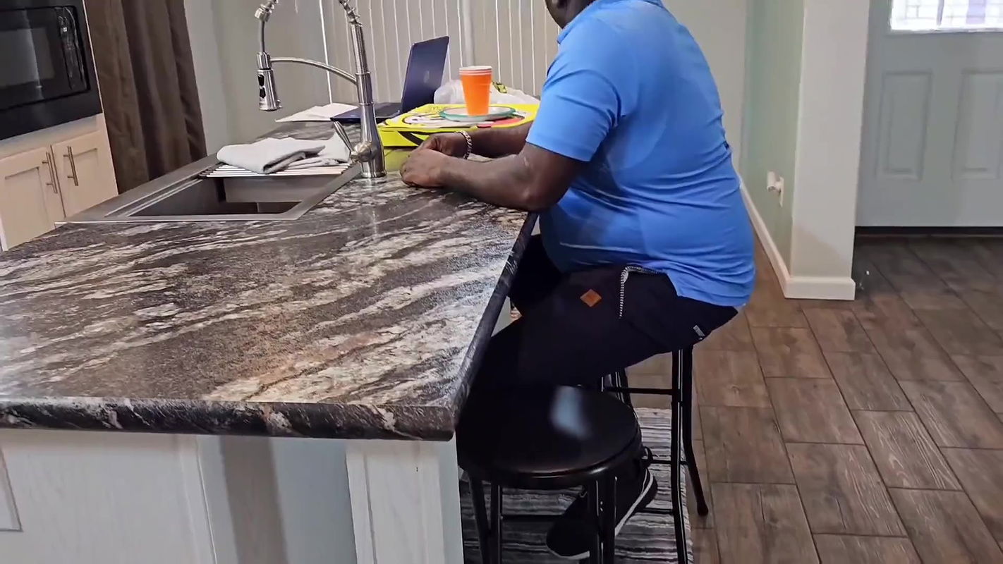 Stranger Found the Key to My House, Made His Way Inside and Creampied My Pussy