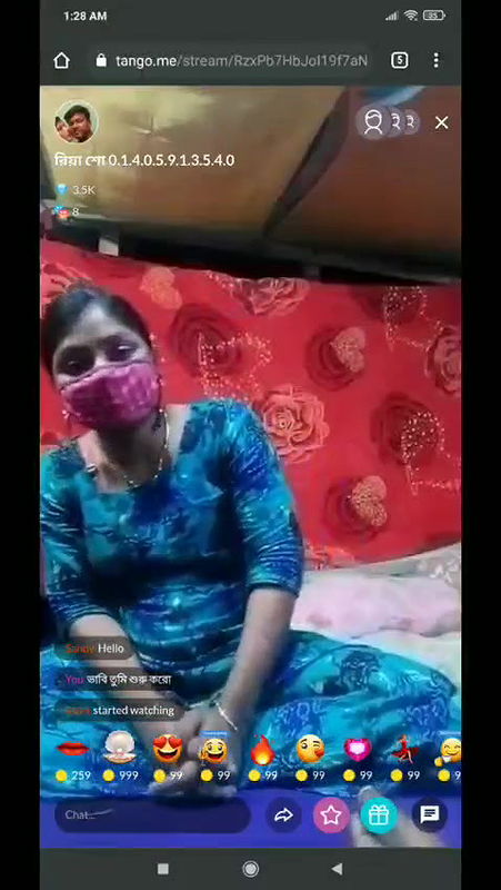 Riya bengali tango show