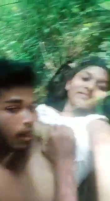 Hot girlfriend fucked by bff in jungle