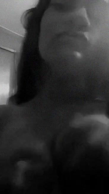 Sexy Girl Pressing Boobs