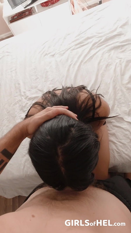 POV – Using Your Tiny Asian Stepdaughter for Sex – She Sucks Your Cock and You Fuck Her Hard – Real Sex with Baebi Hel