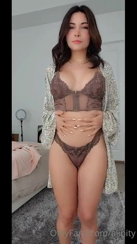 Alinity Sexy Strip Nude Pussy Tease PPV Video Leaked