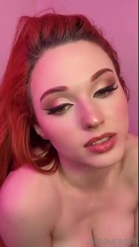 Amouranth Nude Blue Lingerie Strip Tease Onlyfans Video Leaked