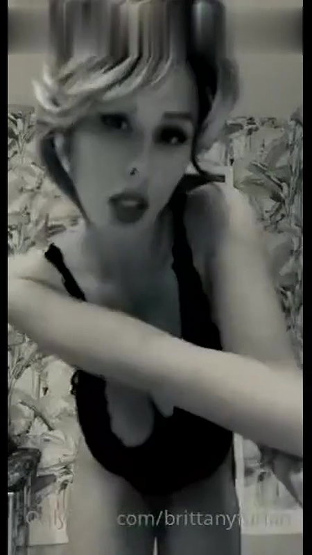 Brittany Furlan One-Piece Lingerie Striptease Onlyfans Video Leaked