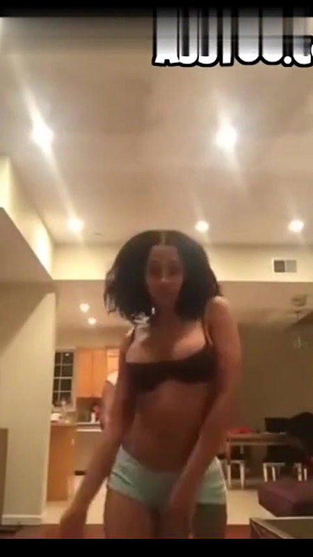 Cardi B Lesbian Boob Grab Dance Video Leaked