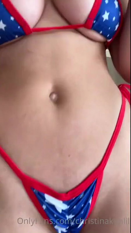 Christina Khalil 4th July Bikini Onlyfans Set Leaked