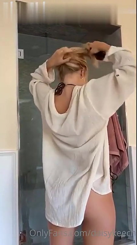 Daisy Keech Nude Strips Down OnlyFans Video
