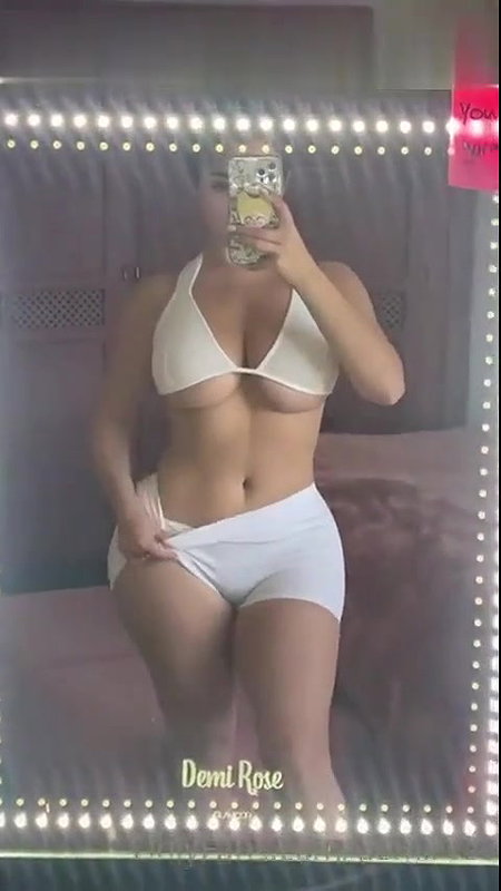 Demi Rose Sexy Underboob Selfie Video Leaked – OnlyFans