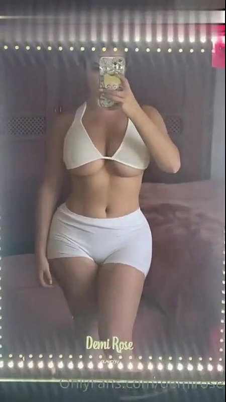 Demi Rose Sexy Underboob Selfie Video Leaked – OnlyFans