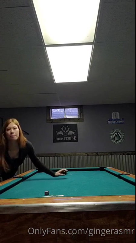 Ginger ASMR Nude Playing Strip Pool With Me Video Leaked – ASMR,