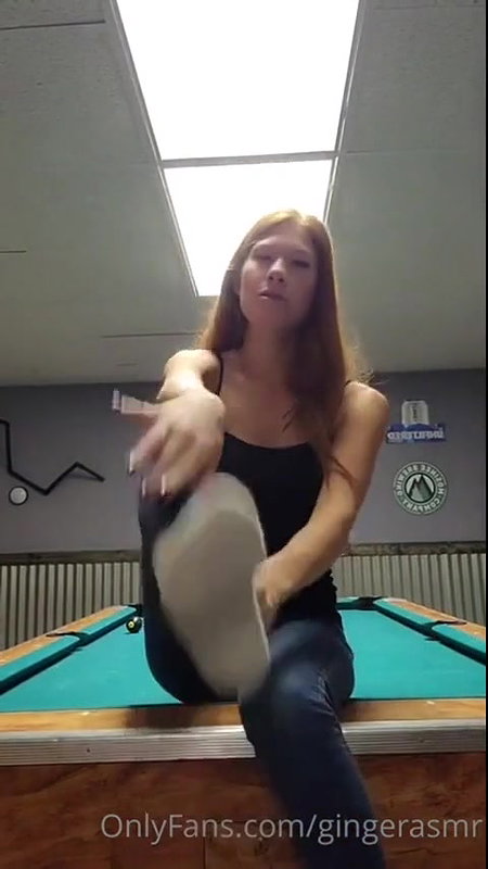 Ginger ASMR Nude Playing Strip Pool With Me Video Leaked – ASMR,