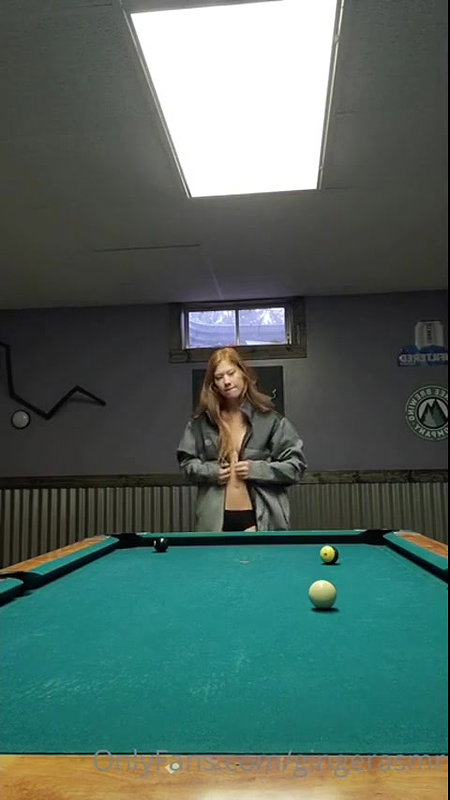 Ginger ASMR Nude Playing Strip Pool With Me Video Leaked – ASMR,