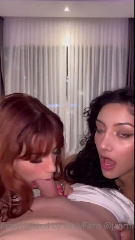 Hannah Jo Jasminx Double Blowjob Video Leaked – OnlyFans