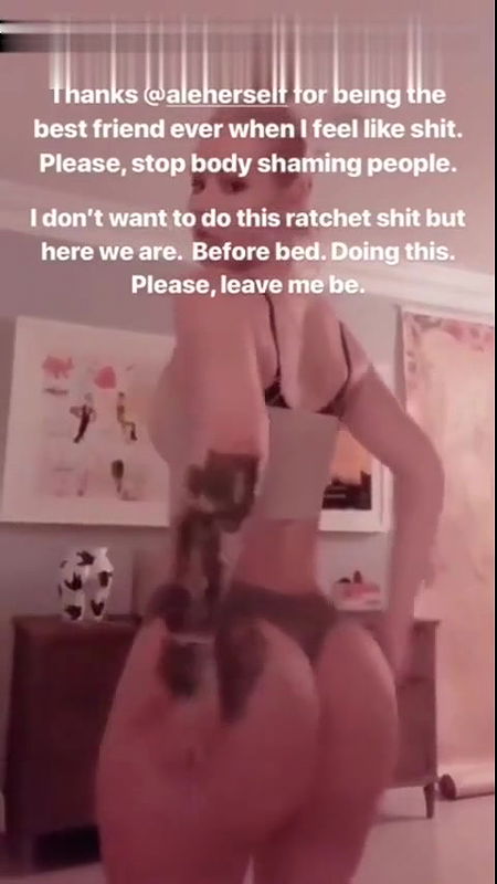 Iggy Azalea Body Shaming Spanking Twerk Video Leaked