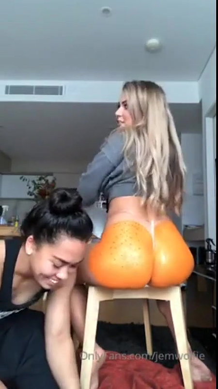 Jem Wolfie Nude Ass Painting Like Basketball Video