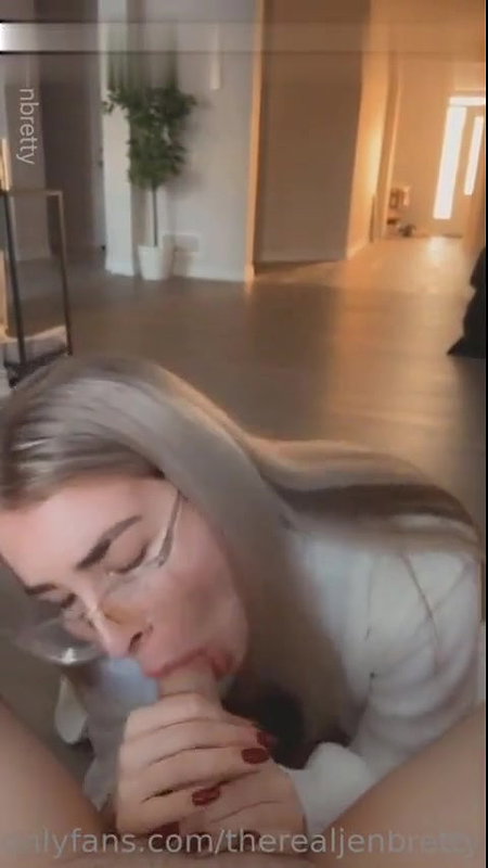 Jen Brett TheRealJenBretty Nude Sloppy Blowjob Video Leaked