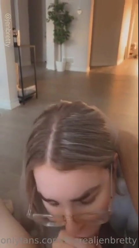 Jen Brett TheRealJenBretty Nude Sloppy Blowjob Video Leaked